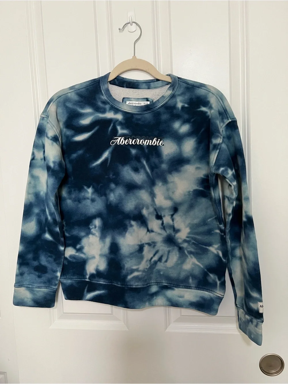 Abercrombie Kids Blue Tie-Dye Sweatshirt & Jogger Set